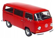 VOLKSWAGEN T2 BUS 1972 MODEL WELLY 1:24 ČERVENÝ VOLKSWAGEN T2 BUS 1972 MODEL WELLY 1:24 ČERVENÝ