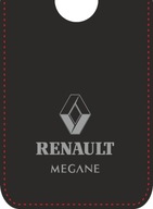 RENAULT MEGANE čierne kožené puzdro na karty RENAULT MEGANE čierne kožené puzdro na karty