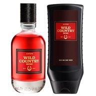 Pánska súprava Avon Wild Country Rush [Parfém + Gél