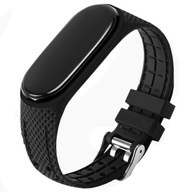 Páskový remienok pre Xiaomi Mi Band 7, čierny, gumený, pevné zapínanie, pevný Páskový remienok pre Xiaomi Mi Band 7, čierny, gumený, pevné zapínanie, pevný
