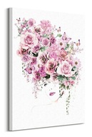 Obraz na plátne Summer Thornton pink flowers 60x80cm Obraz na plátne Summer Thornton pink flowers 60x80cm
