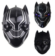 ČIERNA MASKA PANTHERA ŽIARIACE LED SUPERHRDINSKÉ HALLOWEENSKÉ COSPLAY ŠATY ČIERNA MASKA PANTHERA ŽIARIACE LED SUPERHRDINSKÉ HALLOWEENSKÉ COSPLAY ŠATY