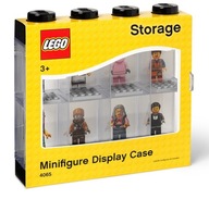 Vitrína pre 8 čiernych minifigúrok LEGO Classic Vitrína pre 8 čiernych minifigúrok LEGO Classic