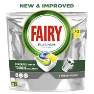 All in One Yellow Fairy Platinum Plus kapsule do umývačky riadu 70 ks. All in One Yellow Fairy Platinum Plus kapsule do umývačky riadu 70 ks.