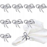 10x Svadobné prstene RINGS krúžky na obrúsky 10x Svadobné prstene RINGS krúžky na obrúsky