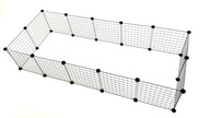 Dráhová ohrádka 5x2 4x3 modulárna klietka pre zvieratká