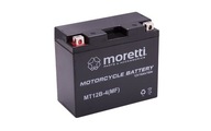 Batéria AGM (Gel) MT12B Moretti Batéria AGM (Gel) MT12B Moretti