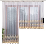 SET BALKÓNOVÝCH ZÁCLONOV JEMNÁ ZÁCLONA SO ZLATÝMI PRÚŽKAMI 300x160 + 200x250 SET BALKÓNOVÝCH ZÁCLONOV JEMNÁ ZÁCLONA SO ZLATÝMI PRÚŽKAMI 300x160 + 200x250