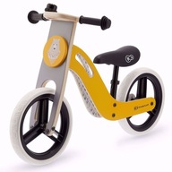 Kinderkraft UNIQ Drevený tlačný bicykel Yellow