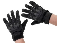Taktické vojenské rukavice, ochrana kĺbov L, čierna