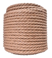 Jutové lano Stavebné Lano Hrubé lano 22mm - 15m SILNÉ Jutové lano Stavebné Lano Hrubé lano 22mm - 15m SILNÉ