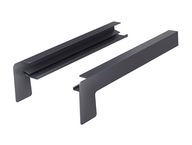 Antracitová hliníková koncovka, oceľový parapet 30cm Antracitová hliníková koncovka, oceľový parapet 30cm