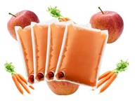 Jablko a mrkvová šťava 100% jablko mrkva NFC set 4x5L