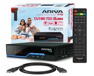 Súprava terestriálneho TV dekodéra Ariva T75 H.265 HEVC + HDMI kábel Zadarmo