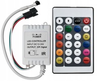 Ovládač RGB IR IC WS2811 ovládač 24 tlačidiel Ovládač RGB IR IC WS2811 ovládač 24 tlačidiel