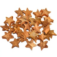 Kokosové hviezdičky, 25 kusov, prírodná eko hviezdička, sušené