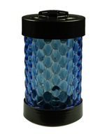 sviečkový lampášový stĺp glamour olivovo modrá + VLOŽKA ZDARMA sviečkový lampášový stĺp glamour olivovo modrá + VLOŽKA ZDARMA