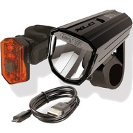 Sada svetiel na bicykel XLC 30 LUX USB CL-S17 Sada svetiel na bicykel XLC 30 LUX USB CL-S17