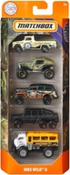 MATCHBOX 5 PACK SET 5 AUT MBX WILD II GKJ10 MATCHBOX 5 PACK SET 5 AUT MBX WILD II GKJ10