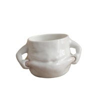 Veľký brušný keramický hrnček na kávu pohár na pitie Novinka