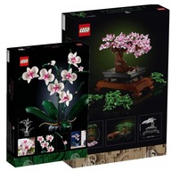 Sada LEGO Creator 2x Orchidea ORCHIDEA + BONSAI