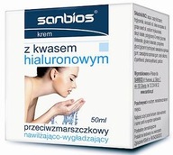 Krém s kyselinou hyalurónovou 50ml Sanbios na vrásky Krém s kyselinou hyalurónovou 50ml Sanbios na vrásky