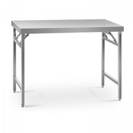 Pracovný stôl rozkladací 120x60cm 210kg ROYAL CATERING 10011482 RCAT-120/60KE
