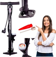 Pumpa na bicykel 11 bar s manometrom + koncovky Pumpa na bicykel 11 bar s manometrom + koncovky