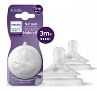 AVENT Natural cumlík pre fľašu Response (4) 3m+ AVENT Natural cumlík pre fľašu Response (4) 3m+