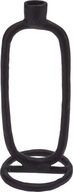 STOJAN NA SVIEČKU čierny kovový single 24 cm STOJAN NA SVIEČKU čierny kovový single 24 cm