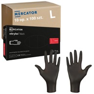 Nitrilové rukavice čierny mercator nitrylex AQL 1,5 l 1000 ks Nitrilové rukavice čierny mercator nitrylex AQL 1,5 l 1000 ks