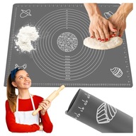 SILIKÓNOVÁ PODLOŽKA NA PEČENIE TORTY PODLOŽKA VEĽKÁ STOL 50x70cm SILIKÓNOVÁ PODLOŽKA NA PEČENIE TORTY PODLOŽKA VEĽKÁ STOL 50x70cm