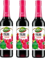 Łowicz sirup brusnica a malina 400 ml x 3 Łowicz sirup brusnica a malina 400 ml x 3