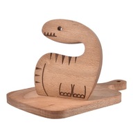 Detský drevený nôž roztomilý medvedík v tvare dino Detský drevený nôž roztomilý medvedík v tvare dino