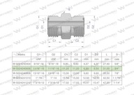 Palcová hydraulická armatúra BB 11/16