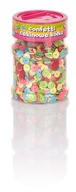 Flitrové prstene s konfetami - mix intenzívnych farieb