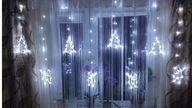LED ZÁCLONA 2,5M VIANOČNÉ STROMČKY LED ZÁCLONA 2,5M VIANOČNÉ STROMČKY