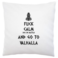 Vankúš Keep Calm Viking Valhalla White Vankúš Keep Calm Viking Valhalla White