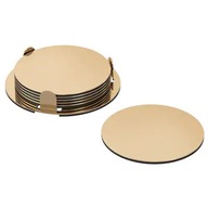 Podložky IKEA GLATTIS so stojanom, mosadz Podložky IKEA GLATTIS so stojanom, mosadz