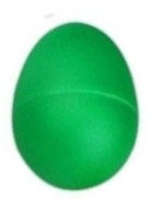 Vaječné zelené vajce maracas