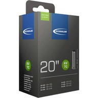 Schwalbe AV 7C Extra Light tubus 20x1,50-2,35 Auto Schwalbe AV 7C Extra Light tubus 20x1,50-2,35 Auto
