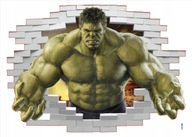 Nálepky na stenu HULK zelené monštrum hrdina do skrine Nálepky na stenu HULK zelené monštrum hrdina do skrine