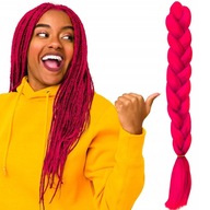 Očarujúce syntetické dredy Ombre 60 cm - perfektný darček pre dievča x2 Očarujúce syntetické dredy Ombre 60 cm - perfektný darček pre dievča x2