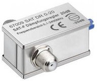 Nastaviteľný uhlový tlmič SAT/DVB-T 0-20dB 5-2400Mh Nastaviteľný uhlový tlmič SAT/DVB-T 0-20dB 5-2400Mh