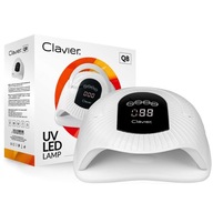Clavier Q8 UV/LED lampa na manikúru 48W - BIELA