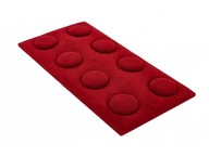 Čalúnené panely Bricks Red 2x4 25x50cm