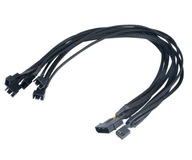 AKASA FLEXA FP5 kábel 4-pinový 5x rozbočovač napájania pre PWM ventilátory AKASA FLEXA FP5 kábel 4-pinový 5x rozbočovač napájania pre PWM ventilátory