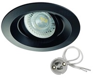 KANLUX Očko Stropné LED pohyblivé svietidlo 10W GU10 Matt Black KANLUX Očko Stropné LED pohyblivé svietidlo 10W GU10 Matt Black
