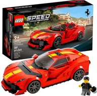 LEGO FERRARI SPEED CHAMPIONS 812 COMPETIZIONE RACER SET + POSTAVA