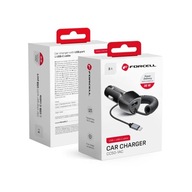 FORCELL CARBON autonabíjačka USB QC 3.0 18W + kábel pre typ C 3.0 FORCELL CARBON autonabíjačka USB QC 3.0 18W + kábel pre typ C 3.0
